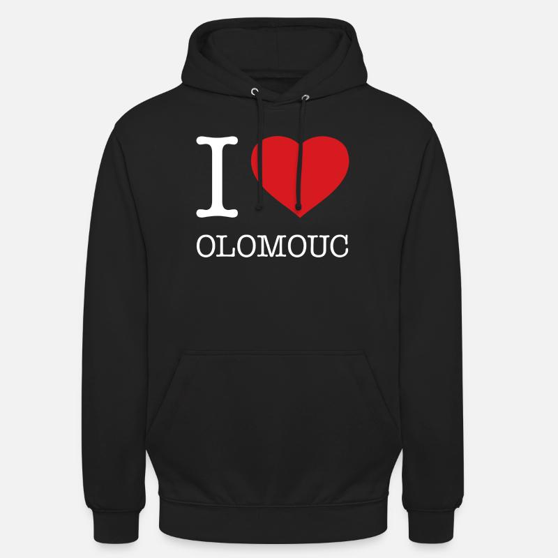 J’ADORE OLOMOUC - Sweat-shirt à capuche unisexe - noir