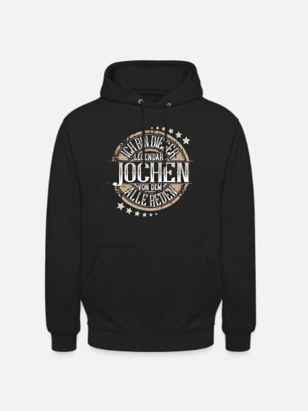 Jochen - Unisex Hoodie - Schwarz