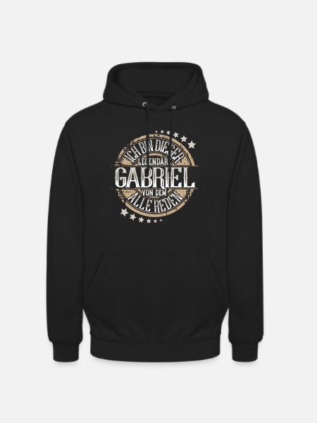 Gabriel - Unisex Hoodie - Schwarz