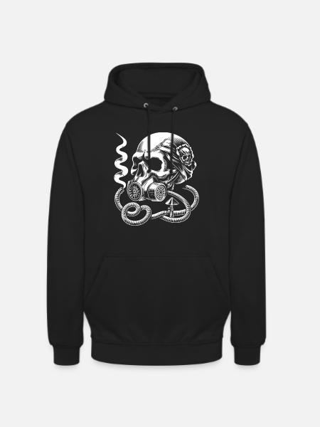 Apokalypse Skull - Unisex Hoodie - Schwarz