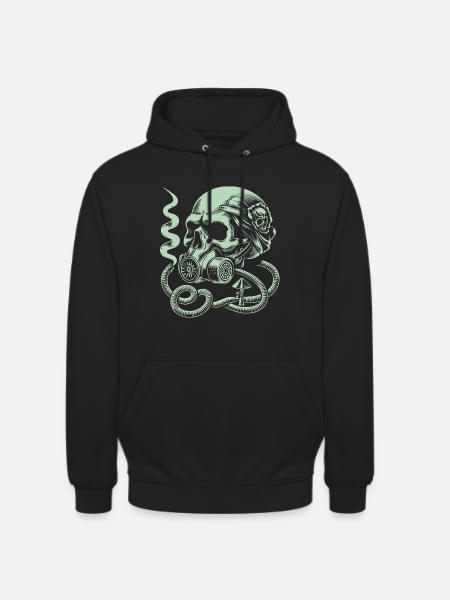 Apokalypse Skull - Unisex Hoodie - Schwarz