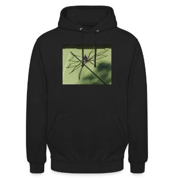 Spider - Unisex Hoodie - Schwarz - Vorne - Alina (178cm) & Michal (187cm)