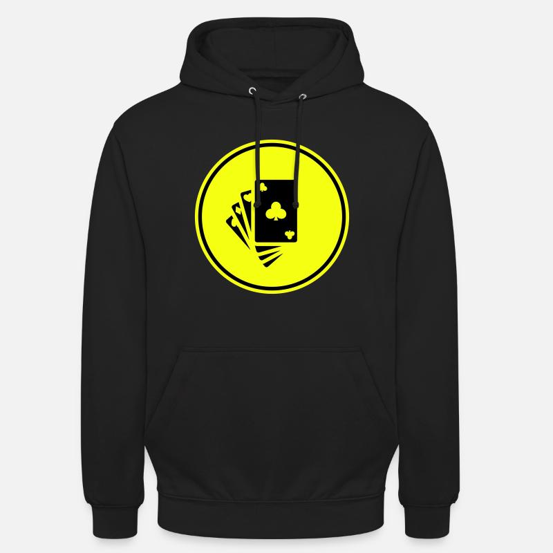 Icône de carte - Sweat-shirt à capuche unisexe - noir