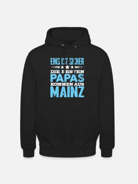 MAINZ - Papa - Unisex Hoodie - Schwarz