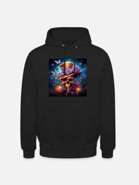 SKULL FANTASY SKULL SKULL - Unisex Hoodie - black
