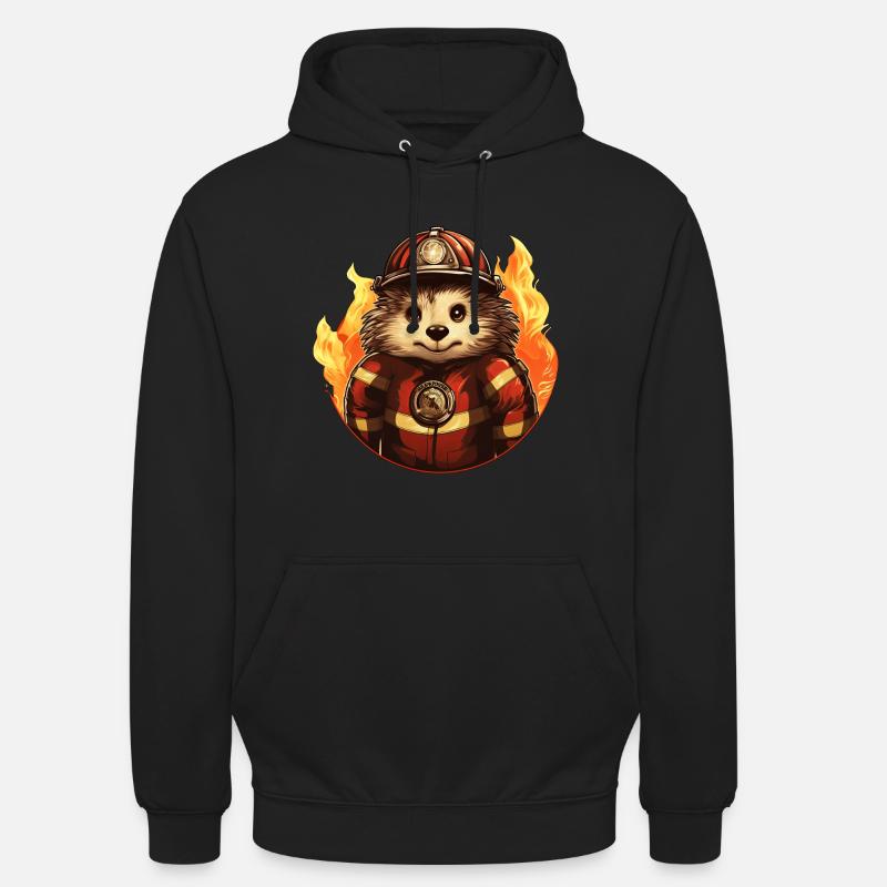Fire Brigade Igel - Unisex Hoodie - black
