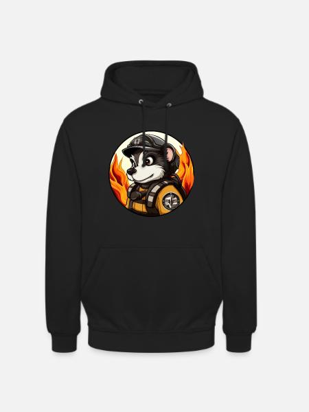 Skunks Fire Brigade - Unisex Hoodie - black