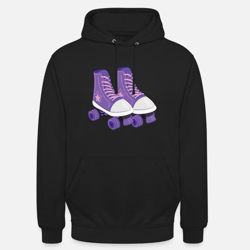 Rollschuh - Unisex Hoodie - Schwarz