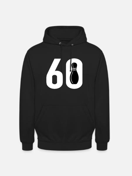 60 Bowling Bowler 60 - Unisex Hoodie - black