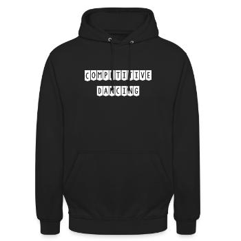 Tshirt competitive dancing - Unisex Hoodie - black - Front - Alina (178cm) & Michal (187cm)