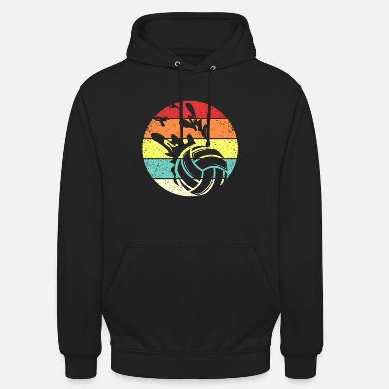 Water-polo - Sweat-shirt à capuche unisexe - noir