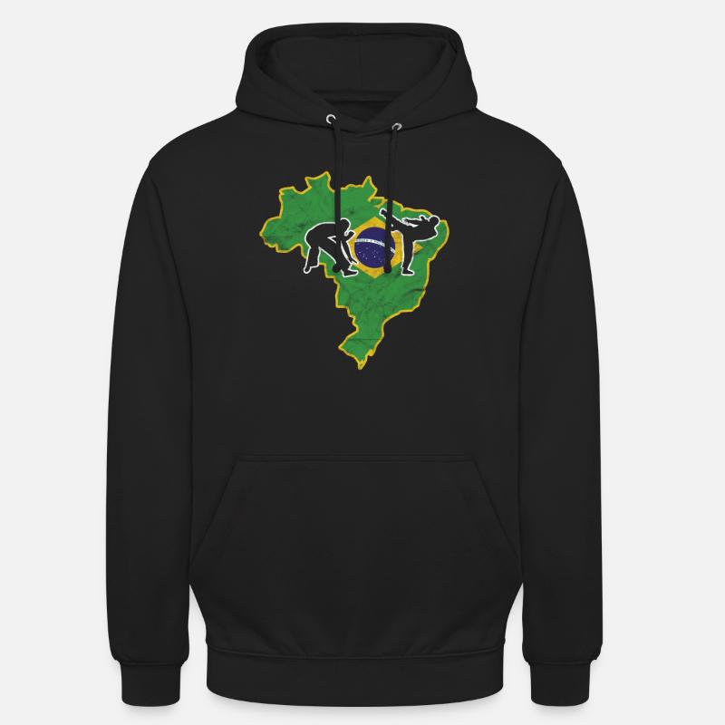 Capoeira Brésil - Sweat-shirt à capuche unisexe - noir