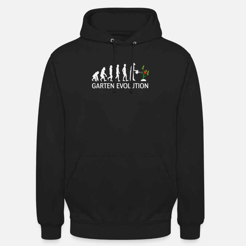 Garten Evolution - Unisex Hoodie - Schwarz