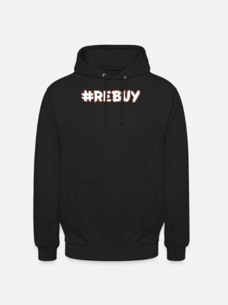 REBUY - Unisex Hoodie - black