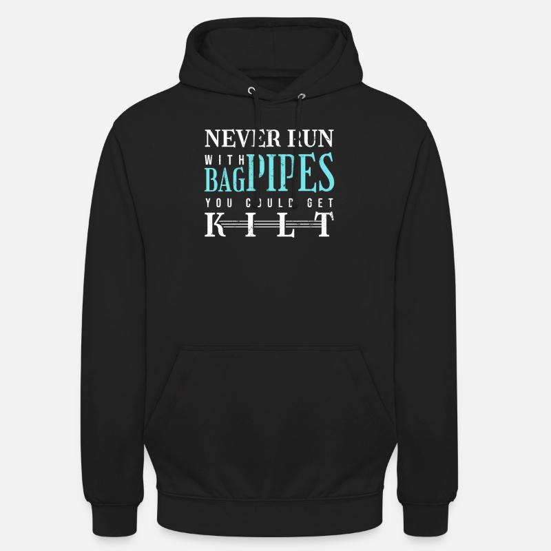 Écosse - Sweat-shirt à capuche unisexe - noir
