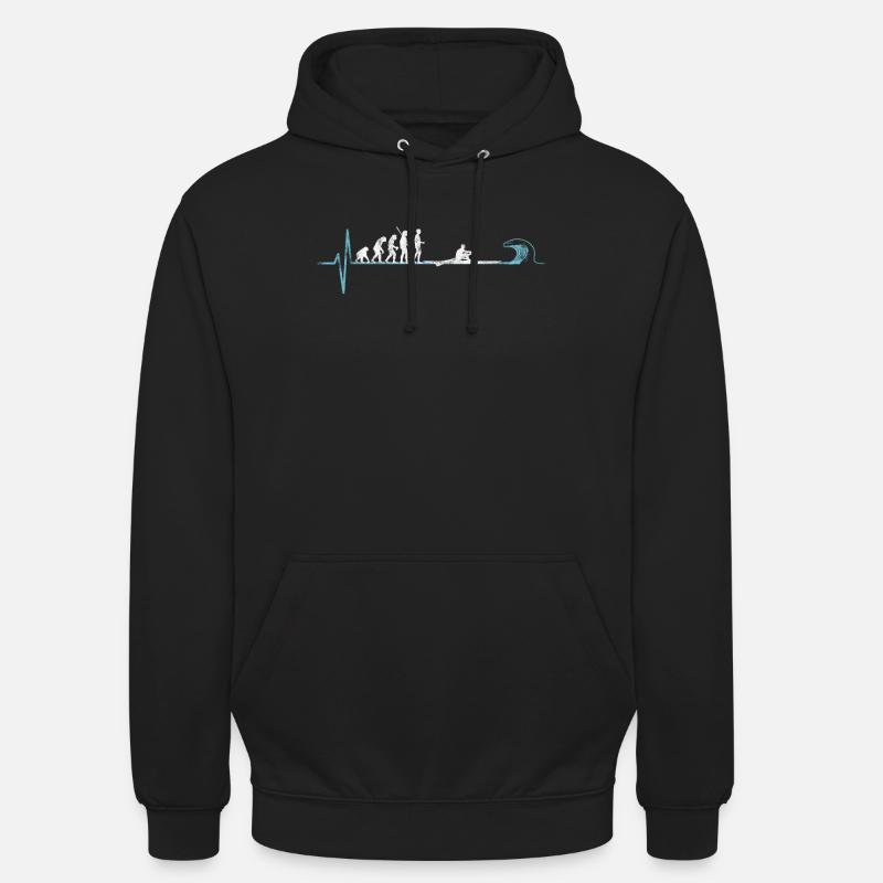 Rudern Evolution eines Ruderer Unisex Hoodie