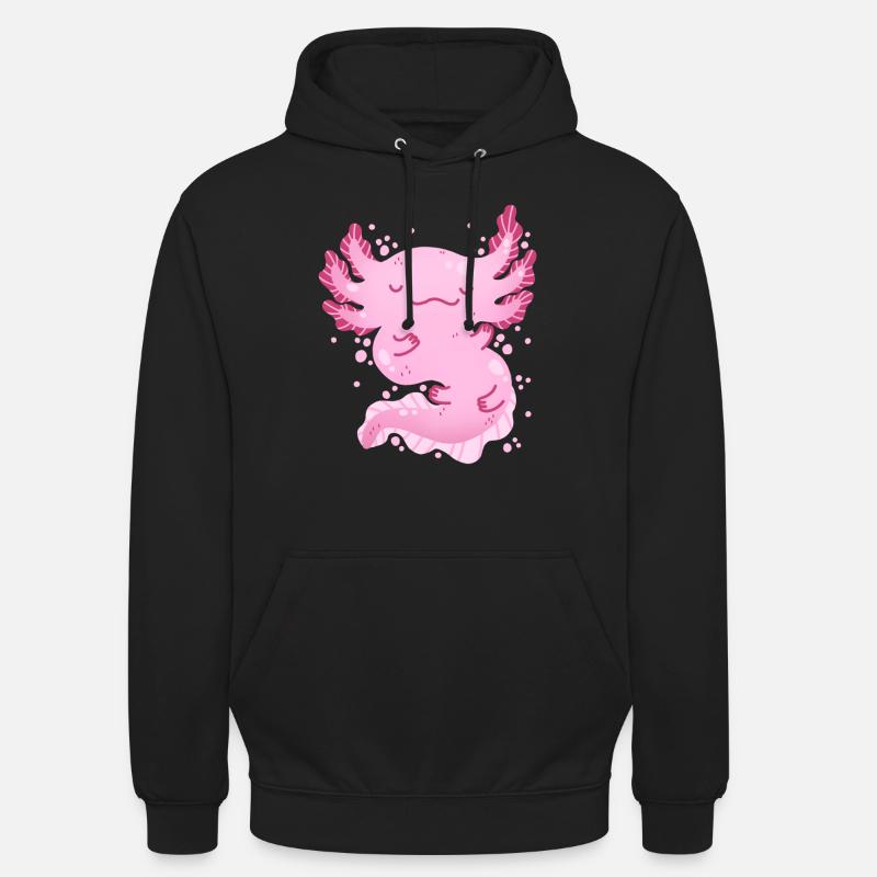 Axolotl - Sweat-shirt à capuche unisexe - noir