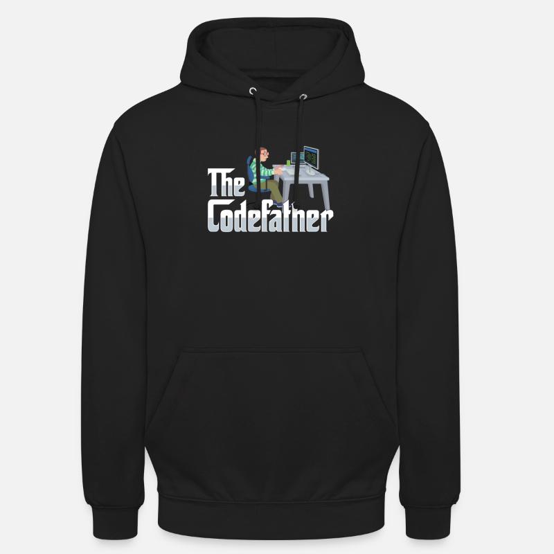 Lustiger IT-Abteilung-Softwareentwickler-Computer - Unisex Hoodie - Schwarz