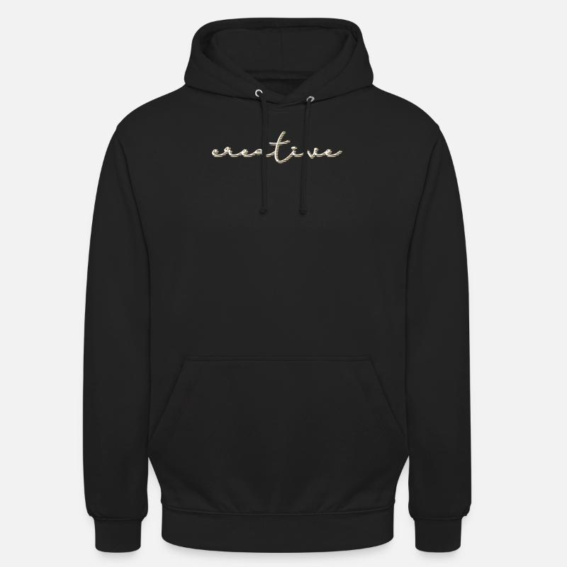 Créatif - Sweat-shirt à capuche unisexe - noir