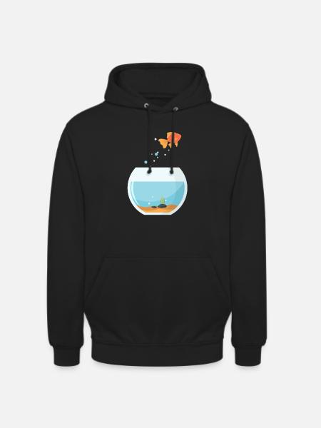 Aquarium Aquarist Fish Marine Gift - Unisex Hoodie - black