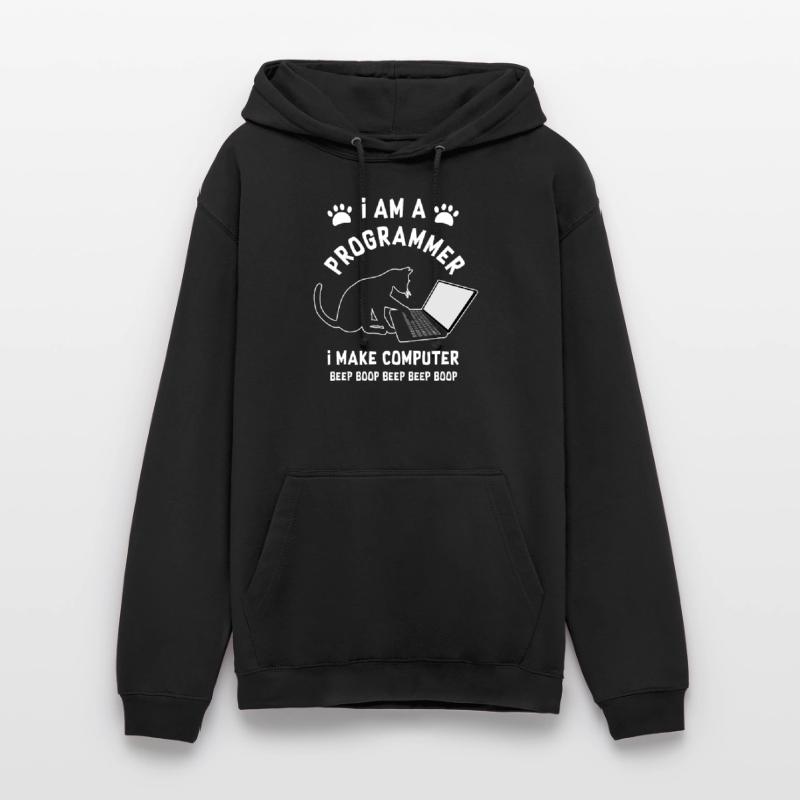 Programmer Cat Programmierer Computer Katze Unisex Hoodie