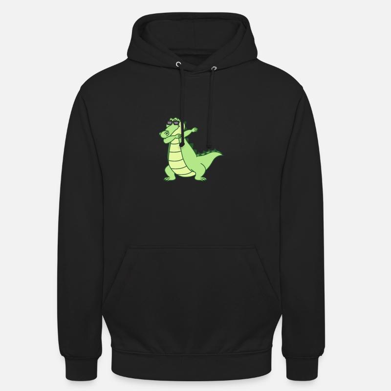 Crocodile Dabbing Dab Dance Geschenk - Unisex Hoodie - Schwarz