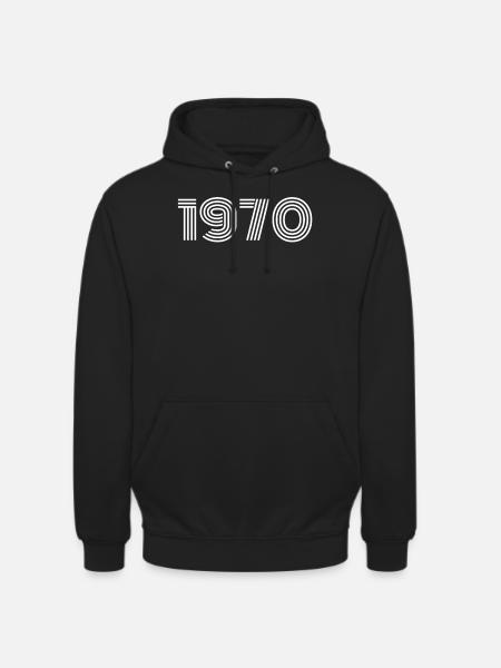 1970 - Unisex Hoodie - black