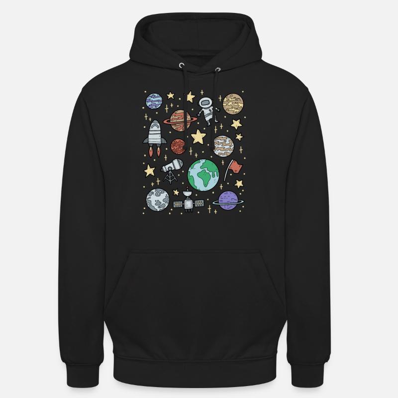 Universe Space Space - Unisex Hoodie - black