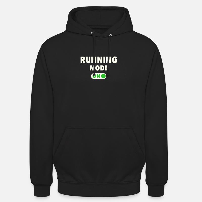 Funny Running Runner Gift - Unisex Hoodie - black