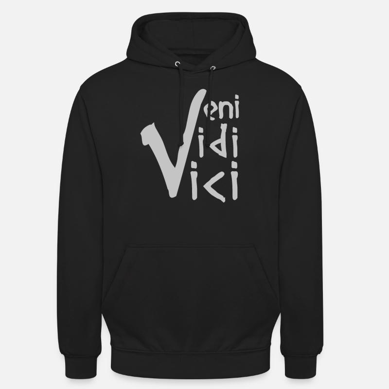 VENI VIDI VICI - Hættetrøje unisex - sort
