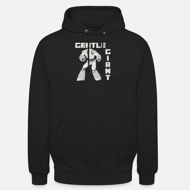 Gentil géant - Sweat-shirt à capuche unisexe - noir