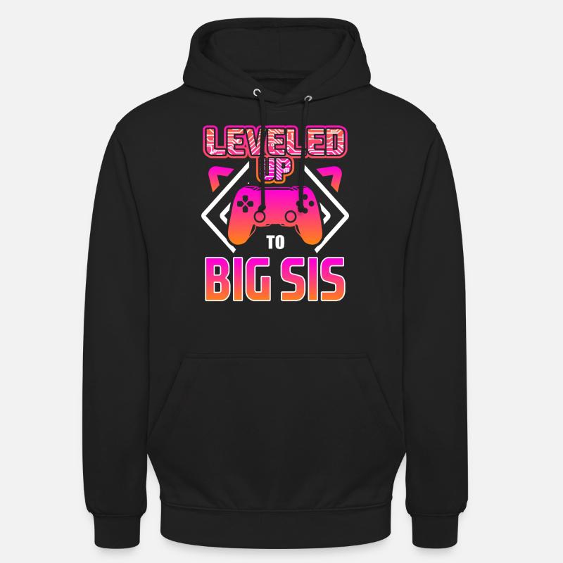 Ich werde große Schwester - Unisex Hoodie - Schwarz