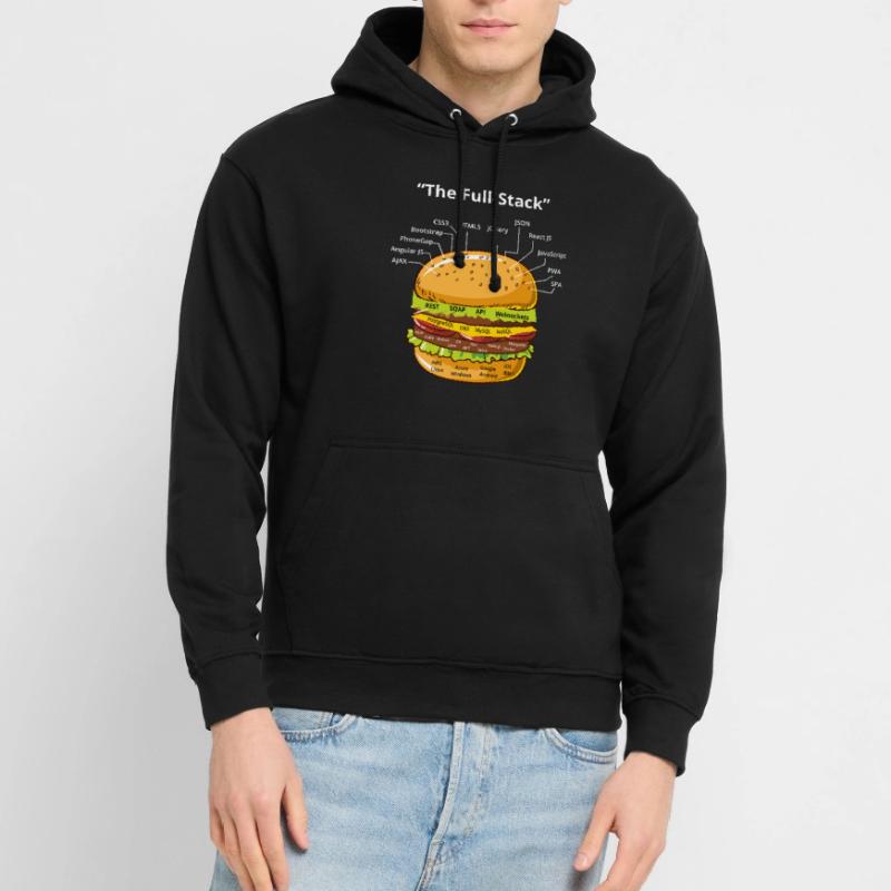 Computer Programmierer Programmierer Software Burger Liebhaber Unisex Hoodie