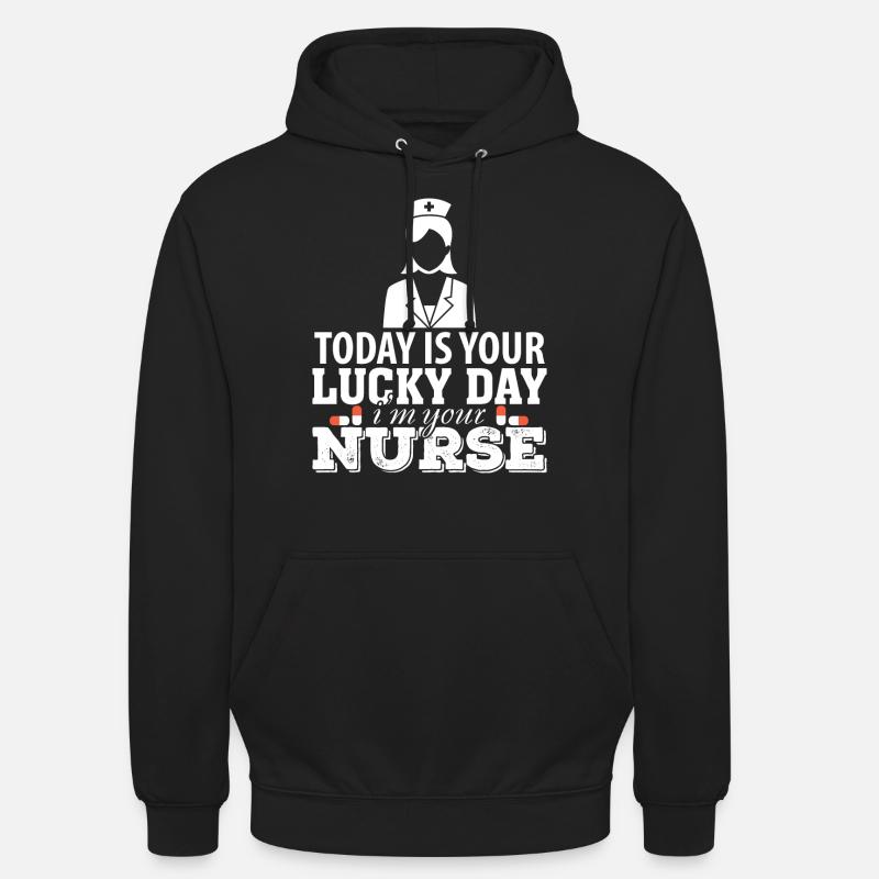 Cadeau d'infirmière soignante - Sweat-shirt à capuche unisexe - noir