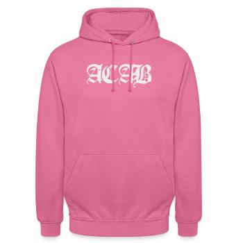 ACAB - Unisex Hoodie - Pink - Vorne - Alina (178cm) & Michal (187cm)