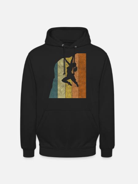 Klettern Kletterer Berge Bergsteiger Frauen Gift - Unisex Hoodie - Schwarz