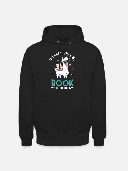 Lire Lecteur Lectrice Design - Sweat-shirt à capuche unisexe - noir