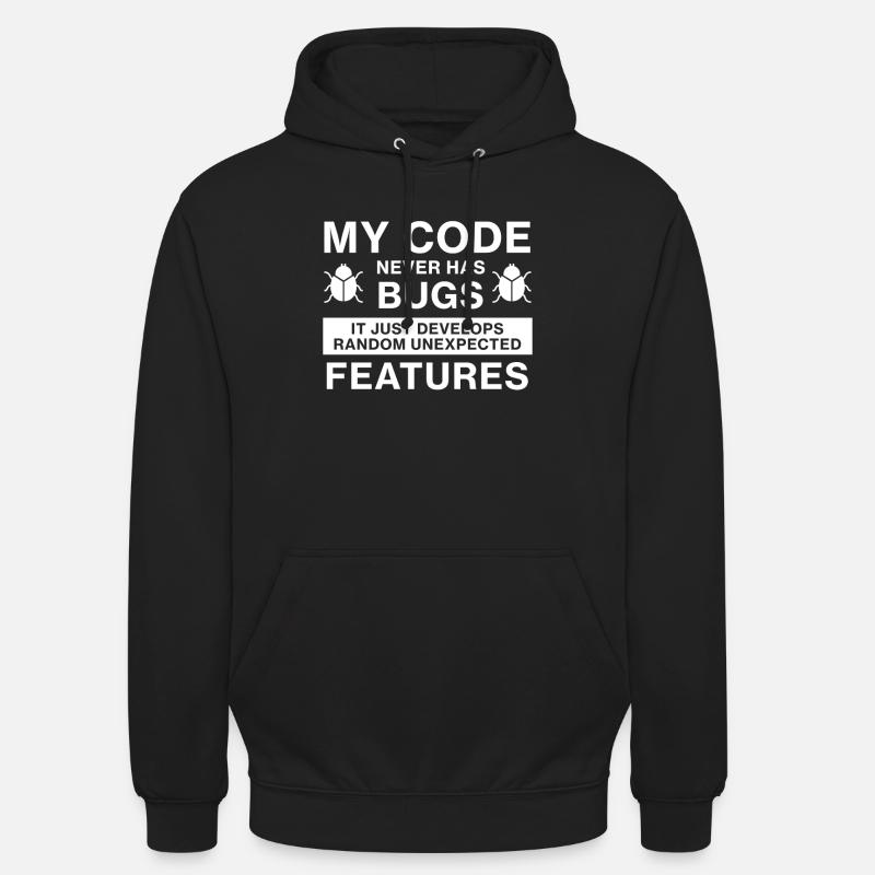 Programmierer Coder Coding - Sweat-shirt à capuche unisexe - noir