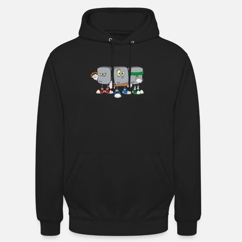 Strg Alt Entf Computer Informatiker Programmierer Unisex Hoodie