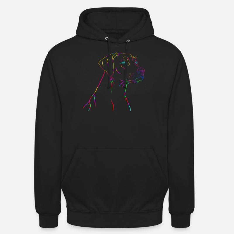 Rhodesian Ridgeback Farben - Unisex Hoodie - Schwarz