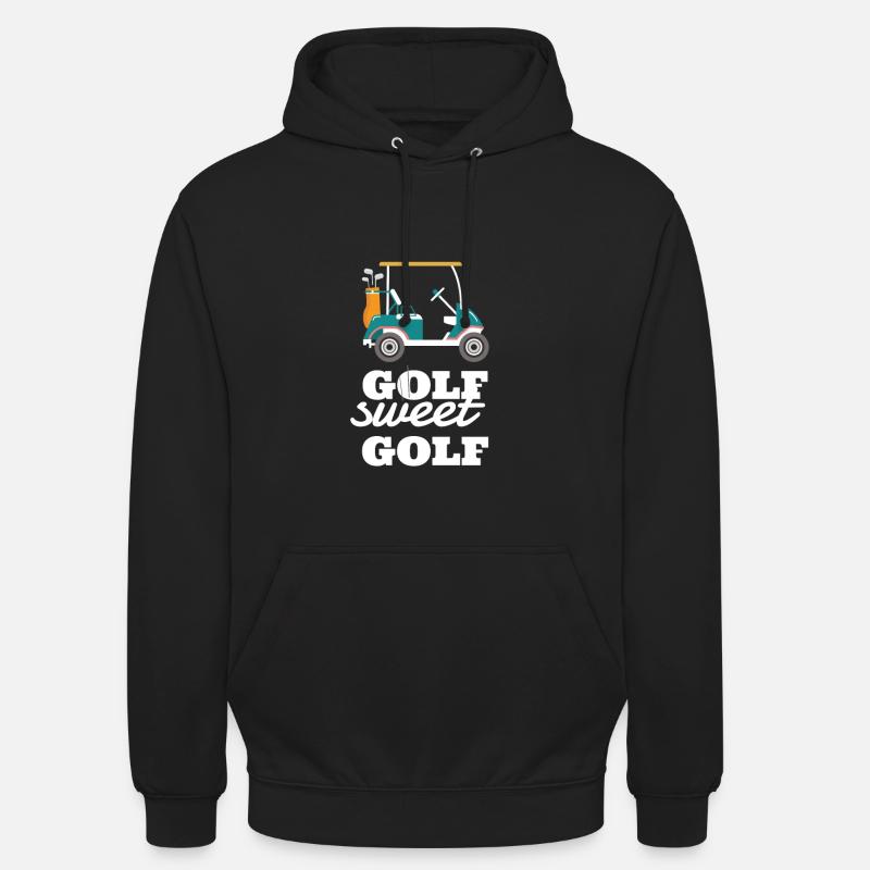 Golf sød golf - Hættetrøje unisex - sort