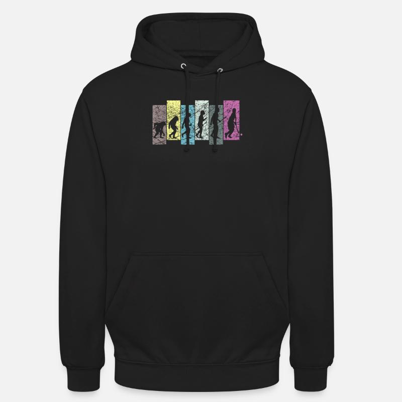 Cadeau de hockey sur l’évolution - Sweat-shirt à capuche unisexe - noir