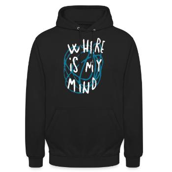 Où est mon Streetwear Skatewear Openmind Kun - Sweat-shirt à capuche unisexe - noir - Devant - Alina (178cm) & Michal (187cm)