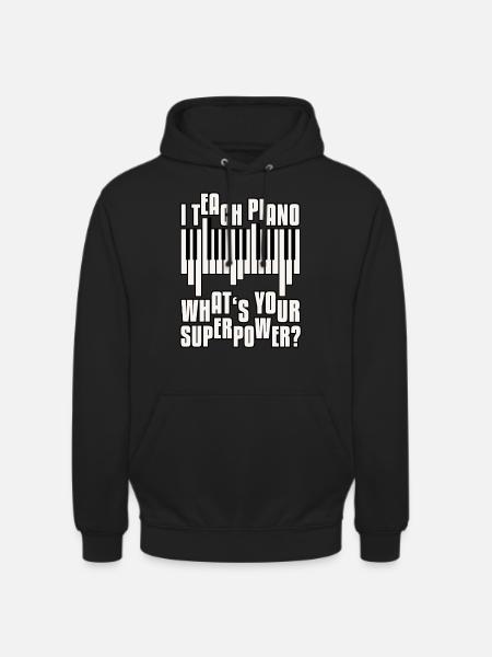 Klavierlehrer - Unisex Hoodie - Schwarz