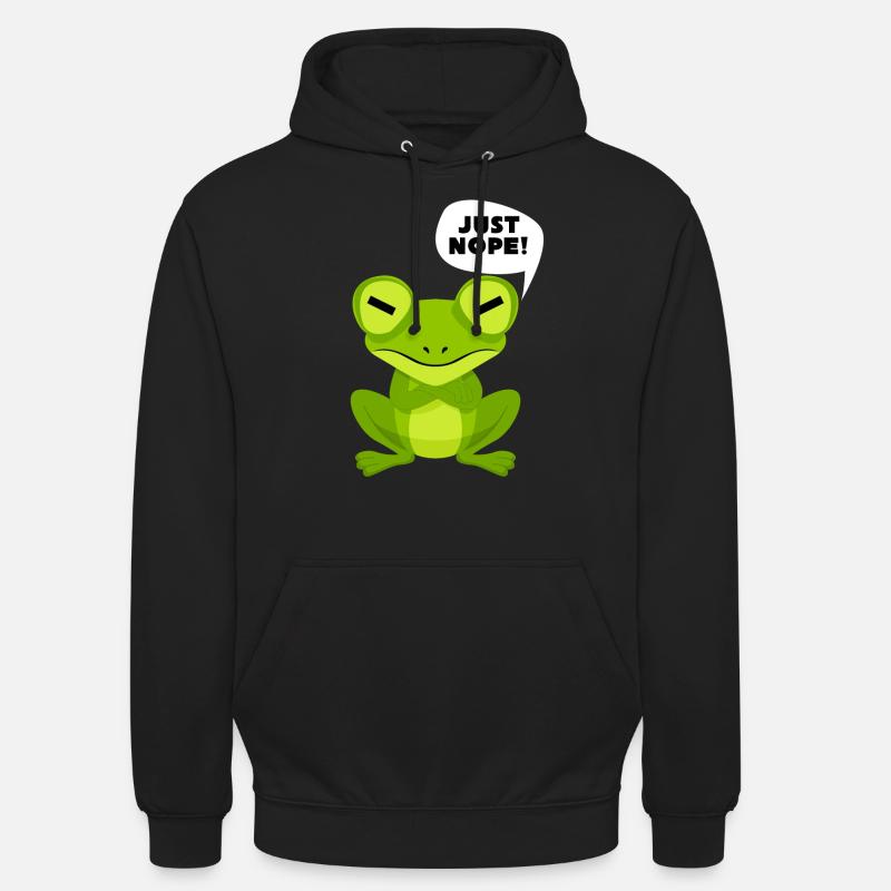 C’est juste nope ! - Sweat-shirt à capuche unisexe - noir