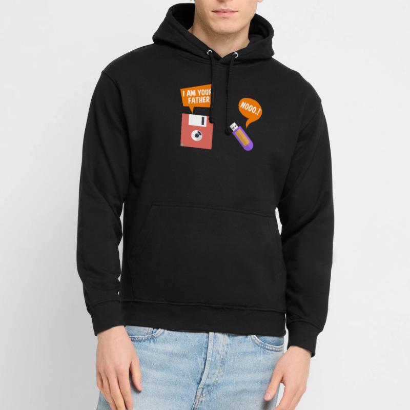 Programmierer Witz Spaß Diskette USB Spruch Unisex Hoodie