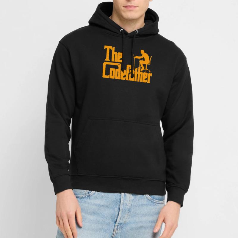Entwickler Spaß Spruch The Codefather Coder Unisex Hoodie