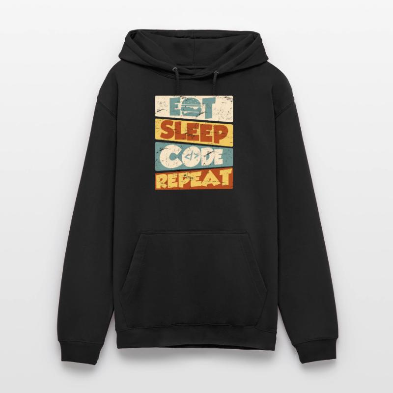 Programmer Developer IT Saying Eat Sleep Code Unisex Hoodie
