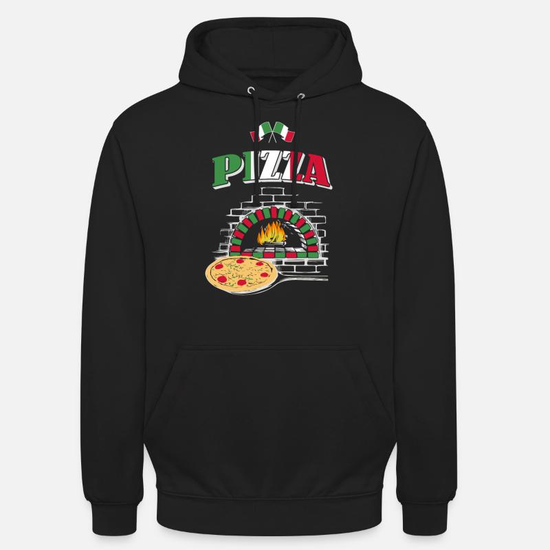Pizza Pizzabäcker - Unisex Hoodie - Schwarz