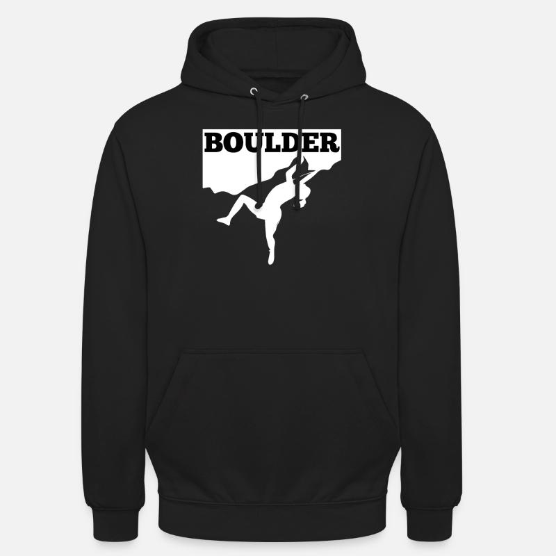 Boulder Climbing Climbing Climbing Hall - Unisex Hoodie - black